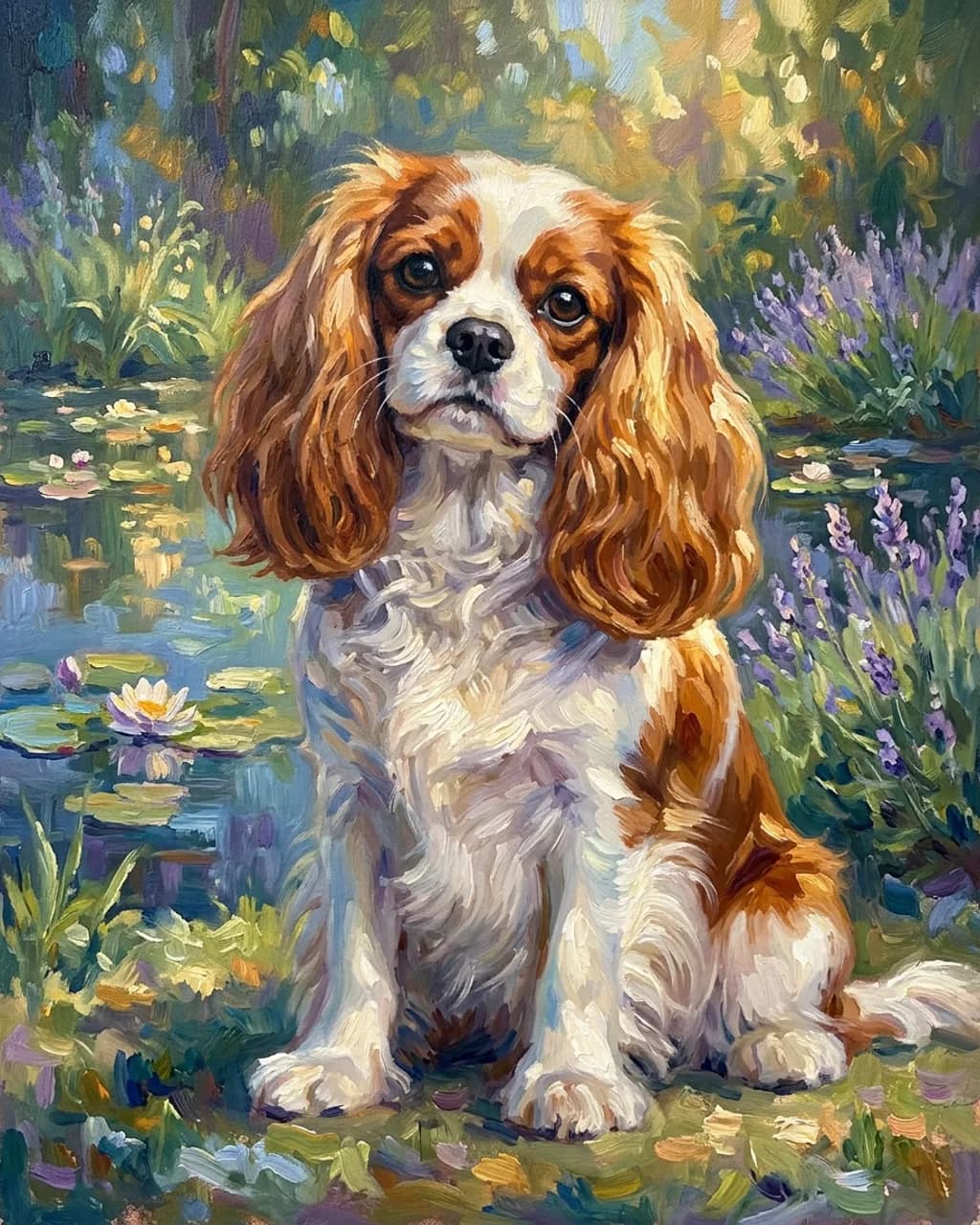 Pet Impressionist AI-generated pet portrait